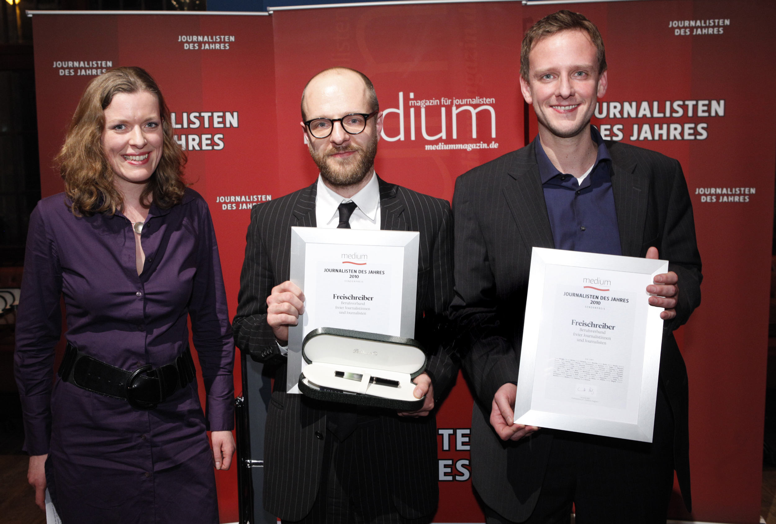 DEU, Berlin, 7.02.2011, medium magazin, Preisverleihung an die "Journalisten des Jahres 2010", Cafe im Zeughaus im Deutschen Historischen Museum, Julia Stein (Redaktionsleiterin "Zapp"), 
[ (c) Wolfgang Borrs, Wiener Str. 11, D-10999 B e r l i n, Mobile +49.171.5332491, www.borrs.de, mail@borrs.de; ]