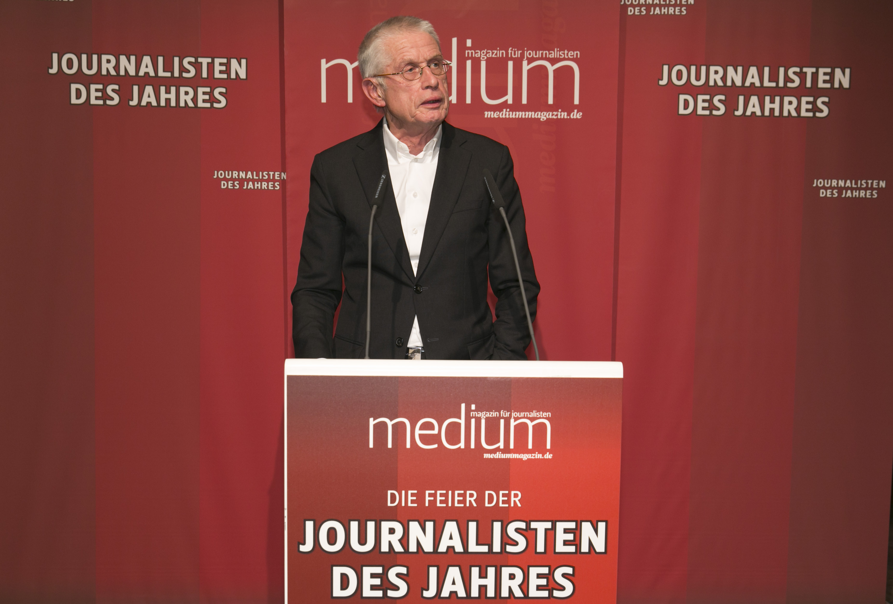 DEU, Berlin, 03.02.2014, medium magazin, Feier und Preisverleihung an die "Journalisten des Jahres 2013", Cafe im Zeughaus im Deutschen Historischen Museum, W. Kaden (Laudator), 

[ (c) Wolfgang Borrs, Wiener Str. 11, D-10999 B e r l i n, Mobile +49.171.5332491, www.borrs.de, mail@borrs.de; ]