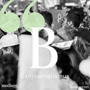 Folge 30 des "Bonjourno"-Podcast widmet sich der Frage: Wie können Exilschaffende im deutschen Journalismus Fuß fassen?