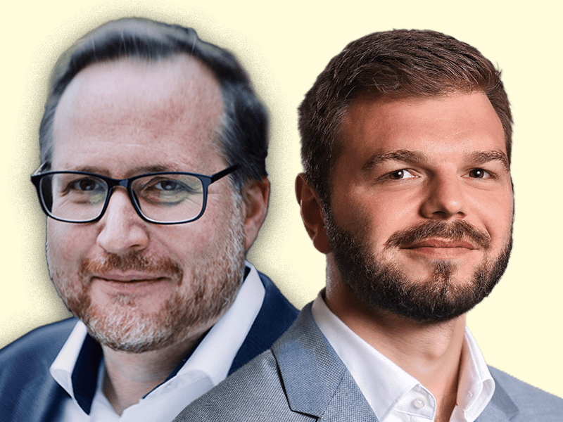 Tanjev Schultz, Foto: Journalistisches Seminar im Schlagabtausch mit Pascal Biedenweg, Foto: FUNKE Foto Services/Reto Klar